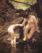 William Sergeant Kendall Bathers Germany oil painting reproduction